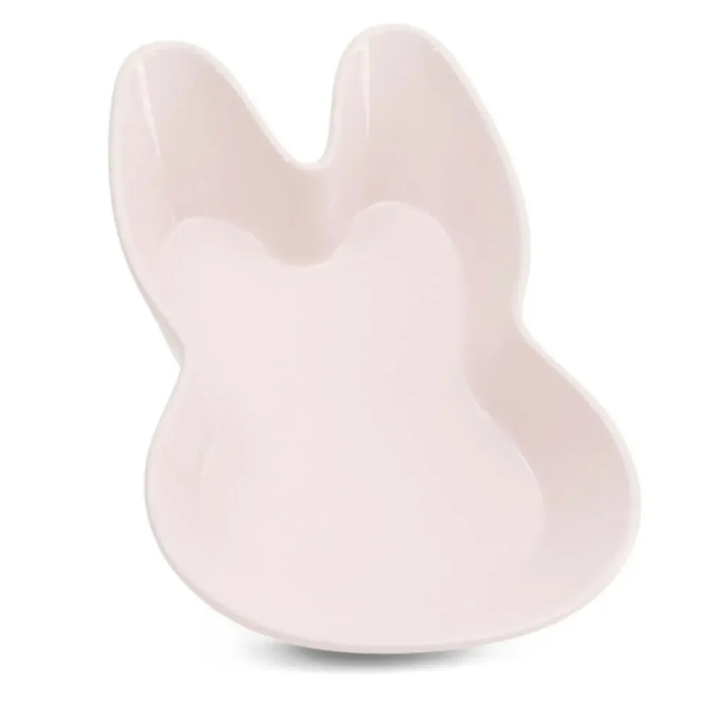 ZRIKE Bunny Shaped Baker 12in Pink Ceramic Spring Easter NEW